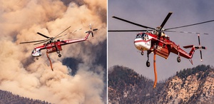ABD’de orman yangınına müdahale den helikopter düştü, enkaza ulaşılamıyor