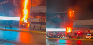 AVM’de korkutan yangın: İçeride başlayan alevler binayı sardı
