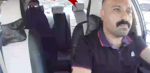 Çarşaf giyip husumetlisini vuran şüpheli, takside yakalandı