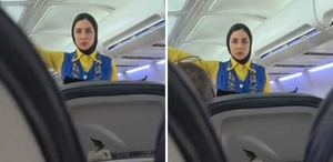 Çekmeyin dedi, dinletemedi Kadın hostesin kendisini çeken yolculara tepkisi viral oldu