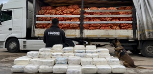Haymana’da soğan yüklü tırda 150 kilo metamfetamin bulundu