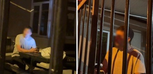 Tuvaleti kullanmak için girdiği camide mahsur kaldı, taş atarak yardım istedi