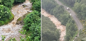 Giresun’da facia Anne ile iki kızı sel sularına kapıldı