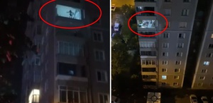 Metrelerce yükseklikte ölümle dans Yürekler ağza geldi