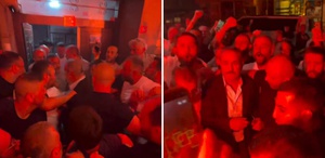 UltrAslan lideri Sebahattin Şirin’e coşkulu karşılama
