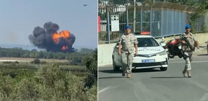 Yalova’da F-16 eğitim uçağı düştü
