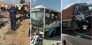 Ankara’da korkunç kaza: Ölü ve yaralılar var