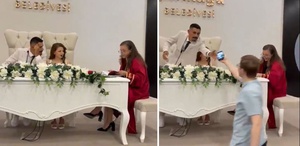 Damat, nikah töreninde başına gelebilecek en büyük talihsizliği yaşadı