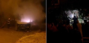 Barışma teklifi reddedilen mimar evi ve kamyoneti ateşe verdi