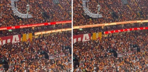 Galatasaray tribünlerinden “Mustafa Kemal’in askerleriyiz“ tezahüratı