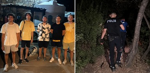 Bodrum’da kaybolan 5 arkadaş 3 saatte kurtarıldı