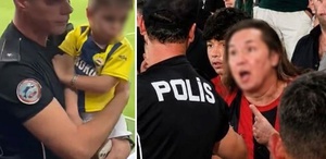 Gençlerbirliği-Fenerbahçe maçında küçük çocuğun formasını çıkarttıran taraftar hakkında gözaltı kararı