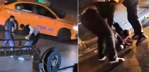 Gözleri dönmüş saldırganlar durmak bilmedi Acımasızca saldırdılar