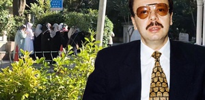 Arif Ahmet Denizolgun’un mezarının açılacağını duyan cemaat mensupları Karacaahmet Mezarlığı’nda toplandı