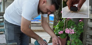 İzmit’te yağmur yerine demir tozu yağıyor, mahalleli ellerinde mıknatısla geziyor