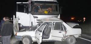 Taşköprü’de trafik kazası: Karı koca hayatını kaybetti