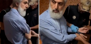 Alparslan Kuytul’a kelepçe takıldığı an Yüz ifadesi de sözleri de bomba
