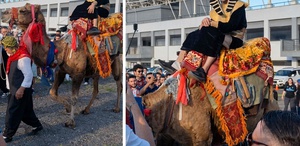Dünyanın konuştuğu Trabzonlu adam, yine yaptı şovunu
