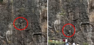 Önce baba ile oğlu, ardından anne uçurumdan düşerek yaşamını yitirdi