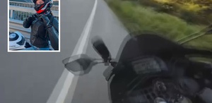 Şile’de genç kadının hayatını kaybettiği kaza kask kamerasında
