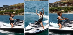 Yıldız Tilbe’den jet ski şovu “Yapay zeka” diyenlere böyle yanıt verdi