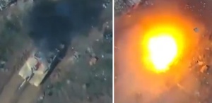 Husiler, ABD yapımı tankı böyle imha etti