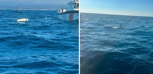 Balık tutmak için açıldıkları denizde dron buldular