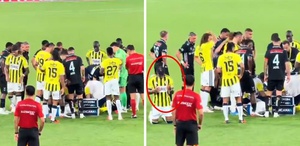 Dün geceye damga vuran anlar Arkadaşının hareketsiz yattığını görünce dua etti
