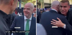 Ronaldo ile Infantino arasında gülümseten diyalog: 23 gol daha mı kaldı