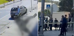 Ekmek parası kazanan Suriyeli, 3. kattan aşağıya düştü