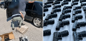 Sakarya’da silah sevkiyatına operasyon: 100 ruhsatsız tabanca ele geçirildi