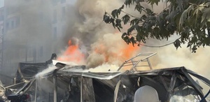 Malatya’da konteyner kentte yangın
