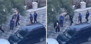 Zabıtalar, engelli adamı tekme tokat dövdü