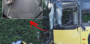 2 kişinin öldüğü İETT otobüsü kazası araç içi kamerasında