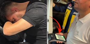 Daha neler göreceğiz POS cihazıyla ambulansın kapısında bekledi