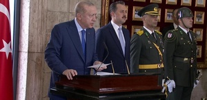 Cumhurbaşkanı Erdoğan ve devlet erkanı Anıtkabir’de Atatürk’ün huzurunda Netanyahu’ya mesaj