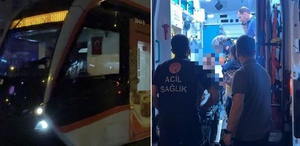 Kocasinan’da Kavga: Yaralı Tramvaya Bindi