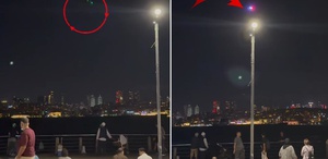 Polis dronu bu kez Üsküdar’da Anonsu duyanlar uzaklaştı