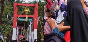 Kullanmaya vakit olmadı, 724 bin dolarlık asma köprü açılışta çöktü