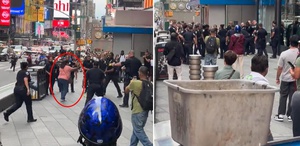 Dünyaca ünlü Times Square Meydanı’nda dehşet Polis kurşunuyla durduruldu