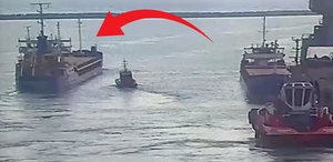 Marmara’da batan geminin limandan ayrıldığı anlar ortaya çıktı
