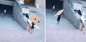 Site otoparkındaki yangının öncesine ait görüntüler ortaya çıktı