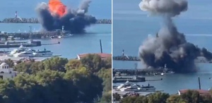 Turizm kentine bomba yağdı Bölgeden gelen görüntüler korkunç