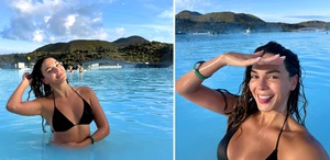 Ebru Şahin’den nefes kesen İzlanda pozları Güzelliğiyle büyüledi