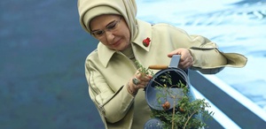 Emine Erdoğan’dan Botanik Bahçesi’ne ziyaret
