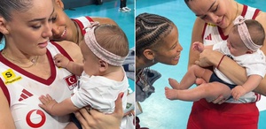 Zehra Güneş’in kucağındaki minik taraftarı görenler aynı yorumu yaptı