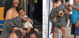 Rihanna’nın cesur tarzı olay oldu Barbados’ta dikkat çeken kıyafet