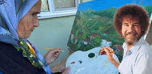 Ünlü ressamdan ilham aldı 81 yaşında ikinci sergisini açıyor