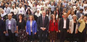 DEM Parti’de Tuncer Bakırhan ve Tülay Hatimoğulları yeniden Eş Genel Başkan seçildi
