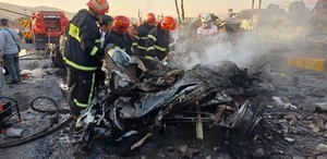 İran’da zincirleme kazada yakıt tankeri patladı, 11 kişi hayatını kaybetti